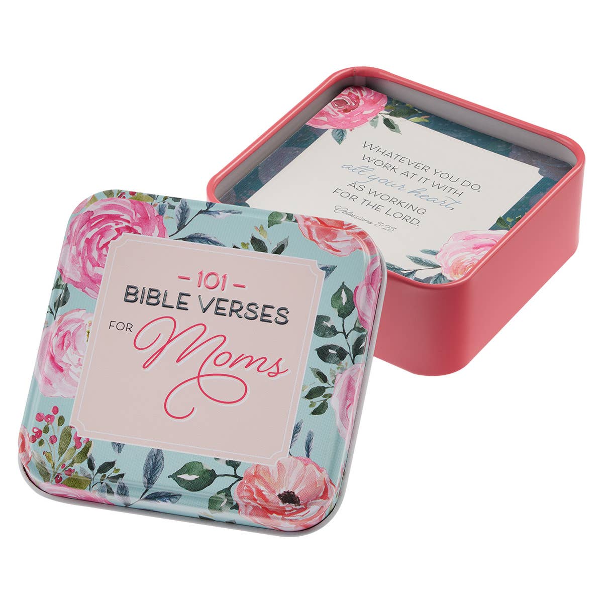 101 Bible Verses For Moms Scripture Cards Tin