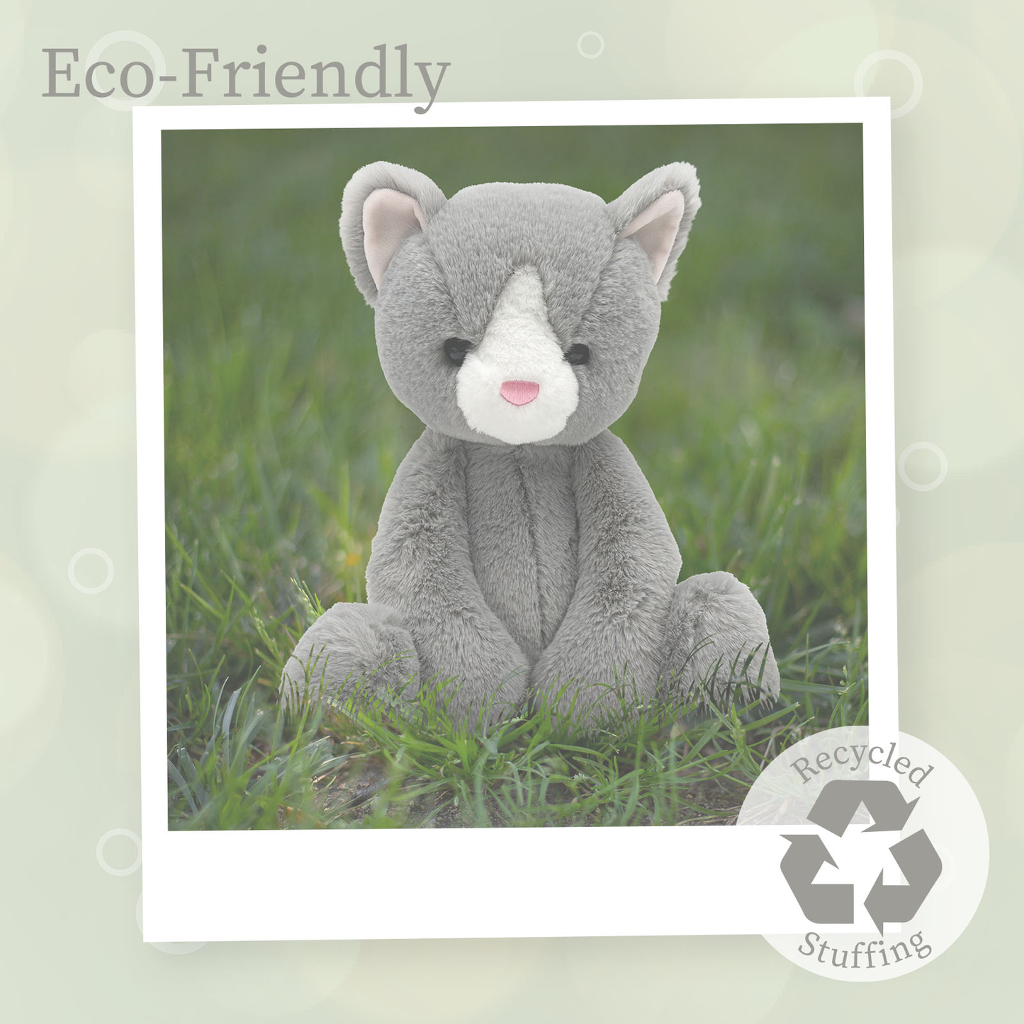 Karing Kitten Gray Plush Toy