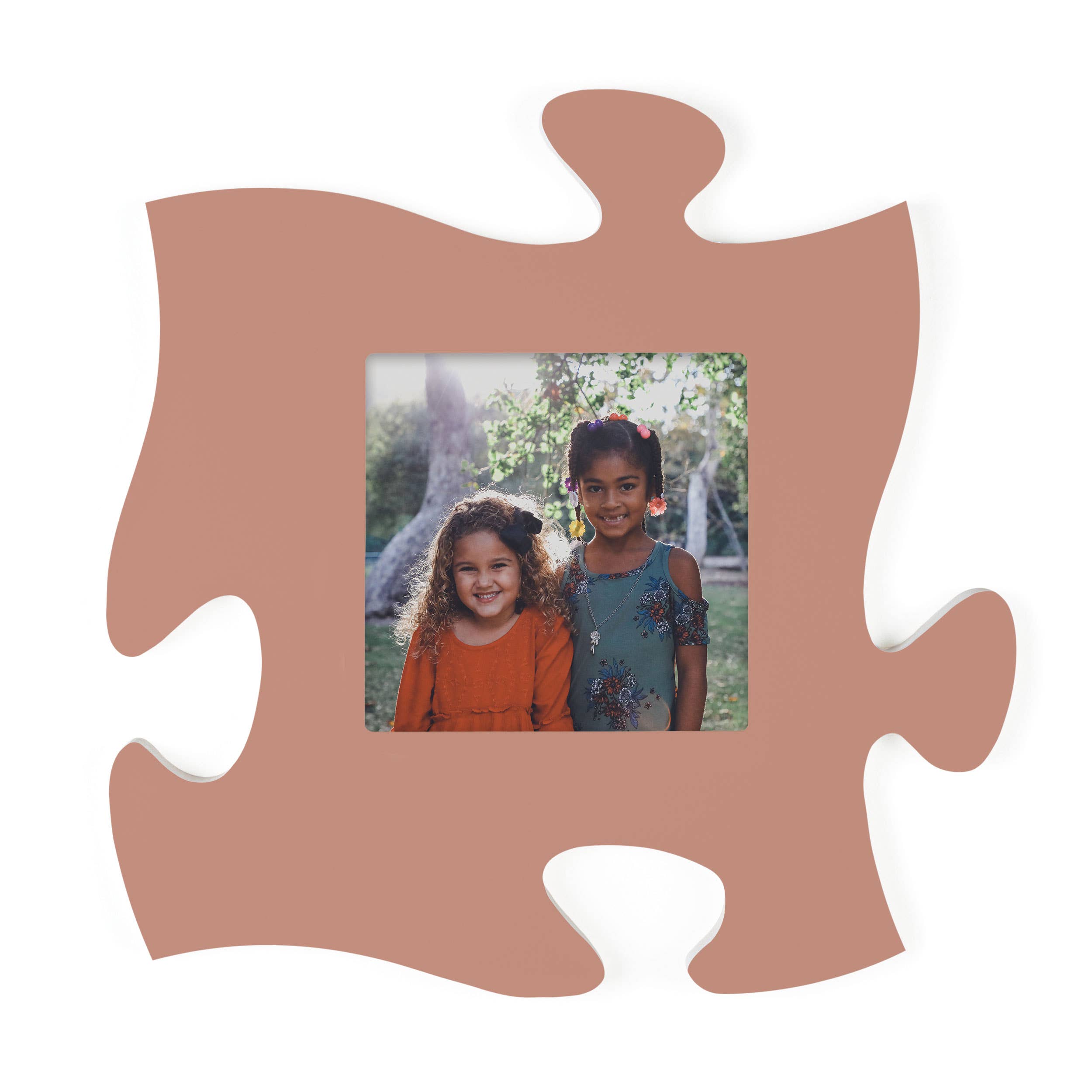 Rose Photo Frame Puzzle Piece