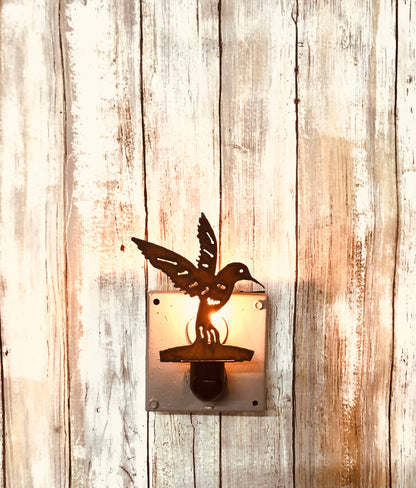 Hummingbird Rustic Nightlight