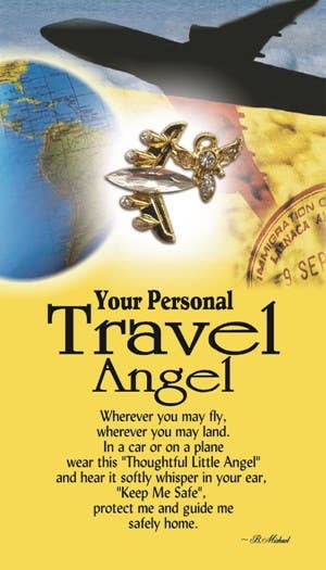 Your Personal Travel Angel Lapel Pin