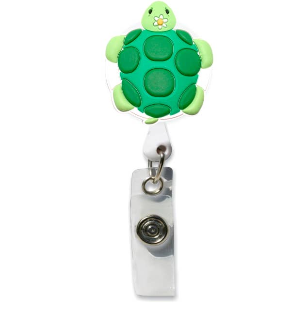 Turtle Rubber Badge Holder