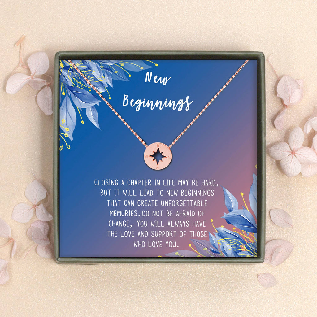 New Beginnings Necklace: Rose Gold
