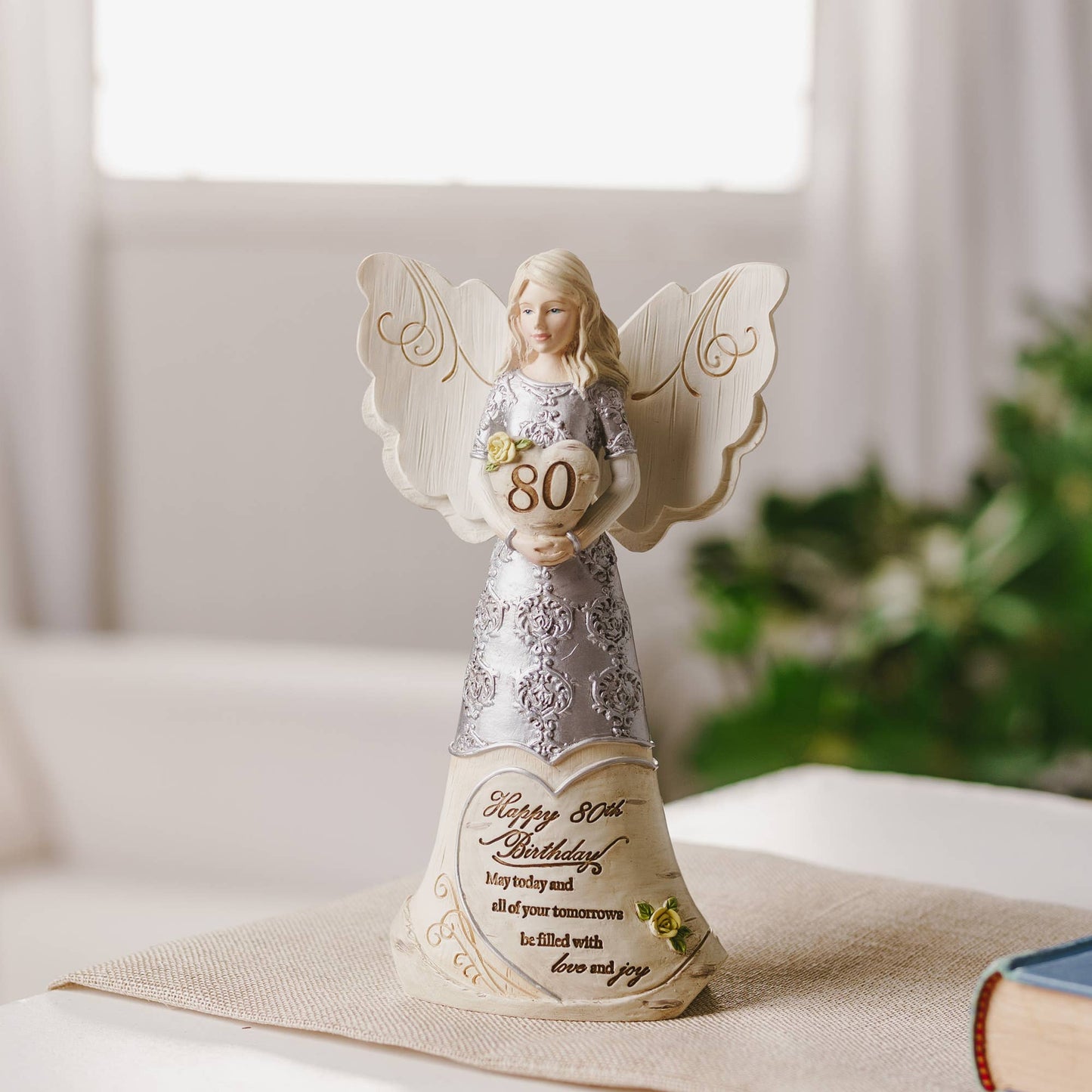 80th Birthday Angel Figurine