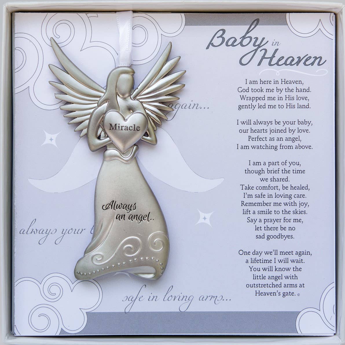 Baby in Heaven Angel Infant Loss Ornament