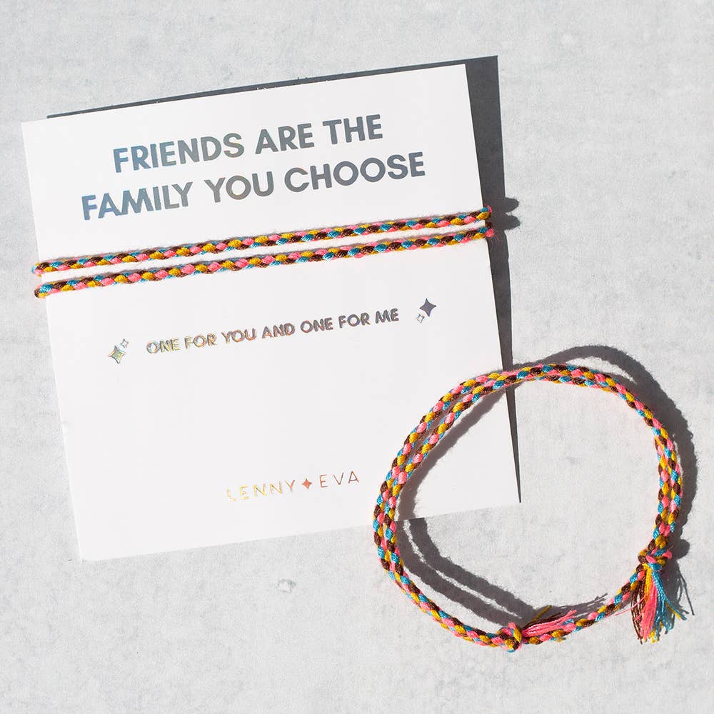 Friends are the Family You Choose Shareable Bracelets