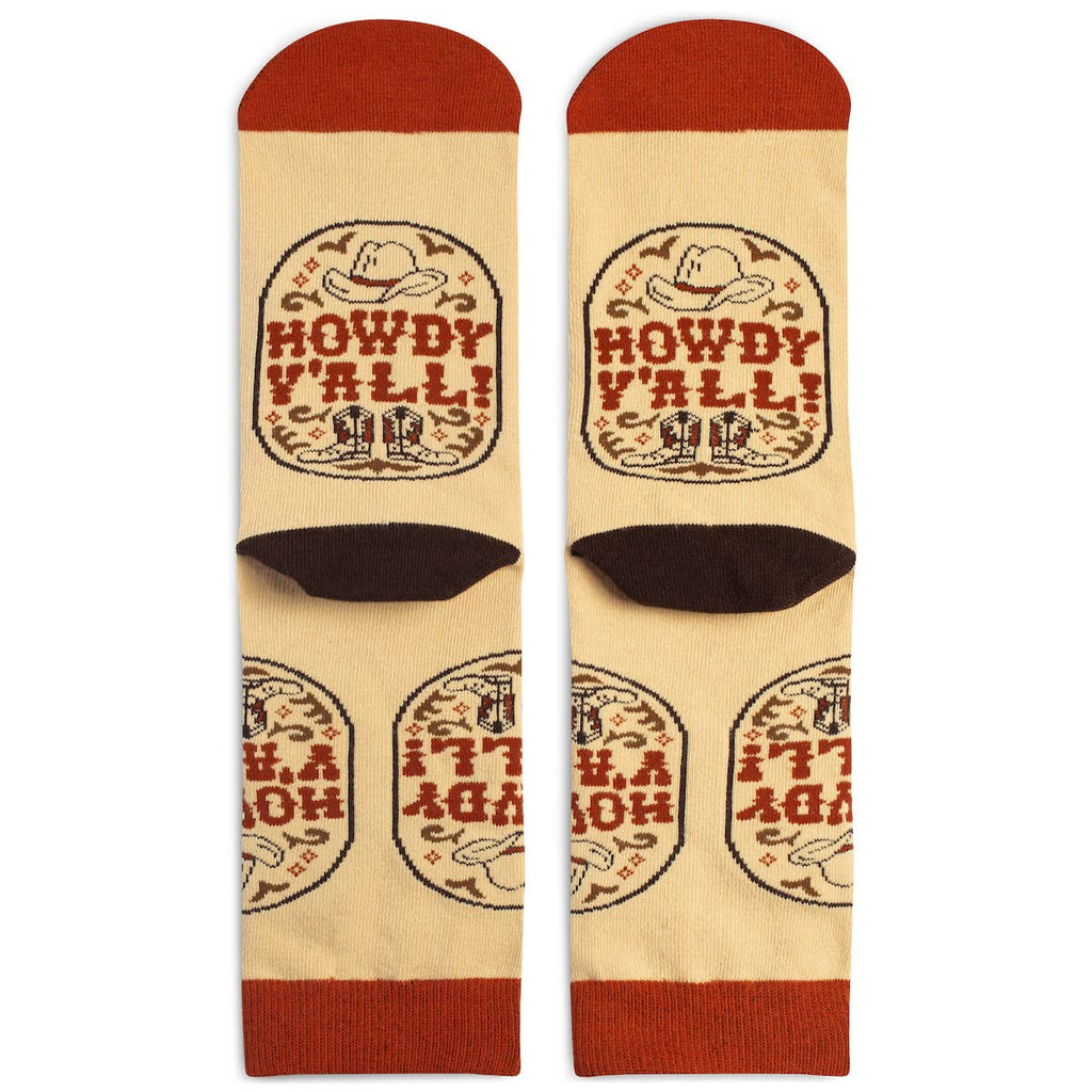 Howdy Y'all Country Western Socks