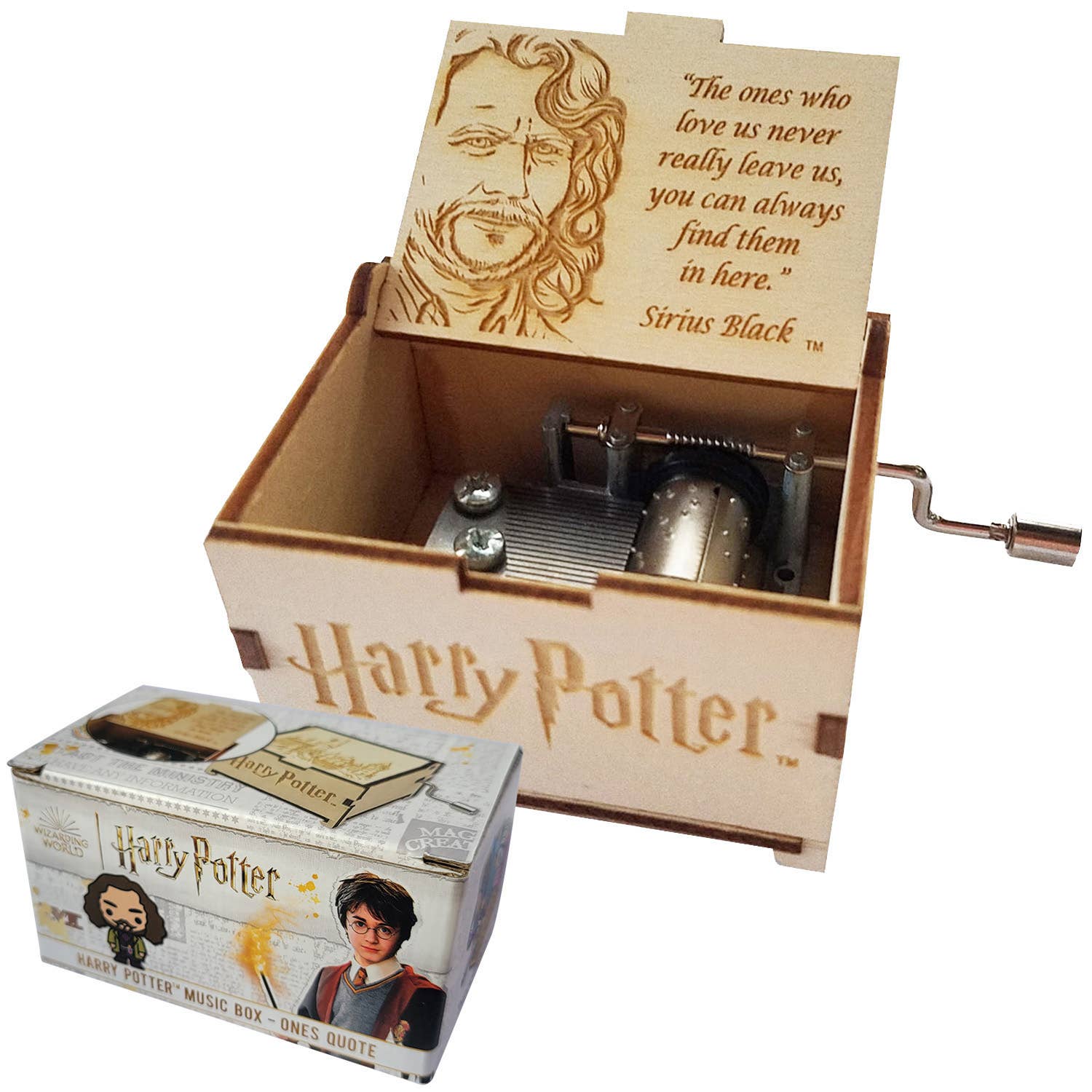 Harry Potter Mini Music Box: Books Quote