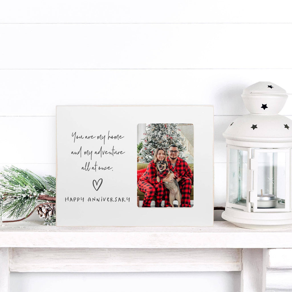 You Are My Home Anniversary Frame