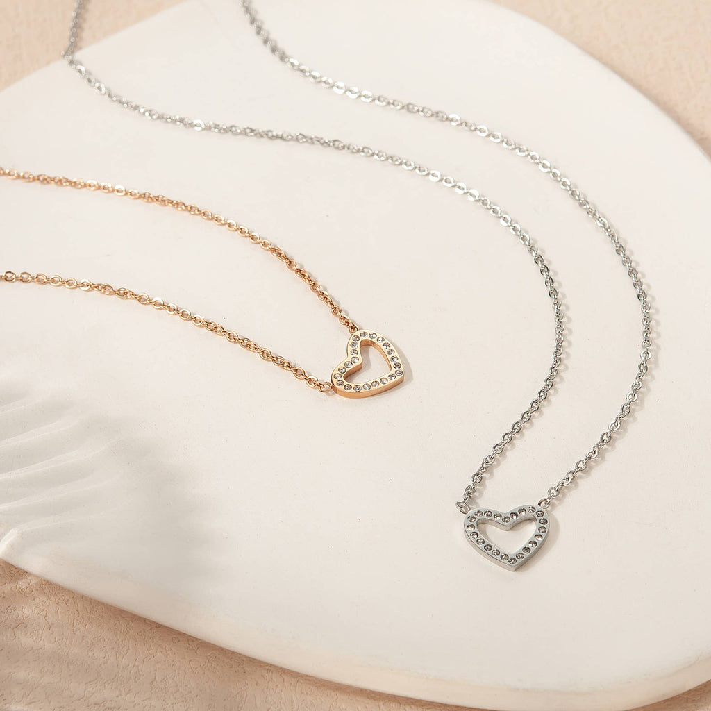Happy 18th Birthday Heart Necklace/ Silver