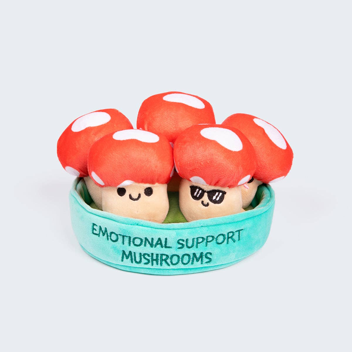 Emotional Support Mushrooms - Set of 5 Fungi Friends