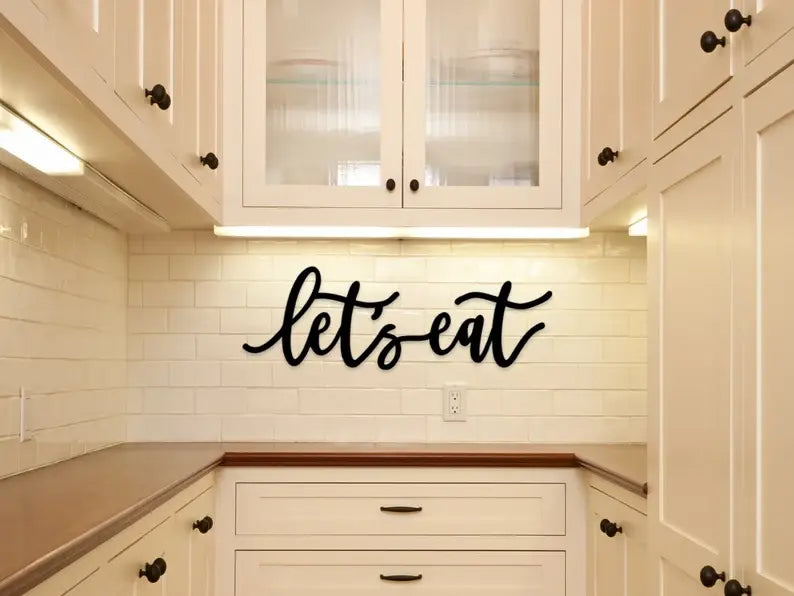 Let's Eat Metal Sign