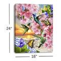 Hummingbirds LED Wall Canvas
