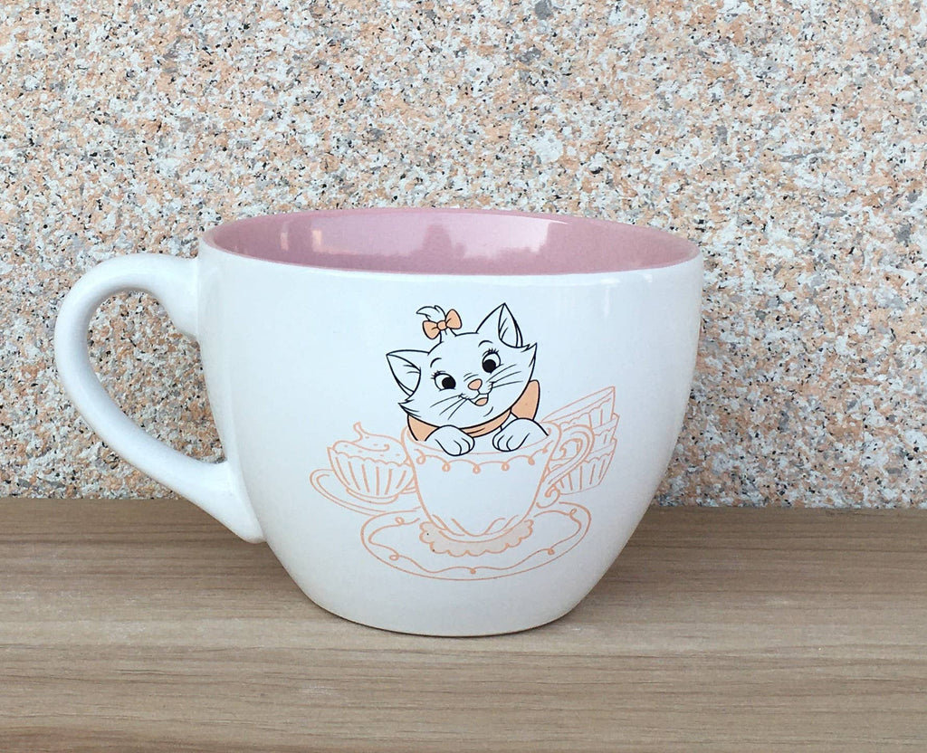 Aristocats Marie 22oz Oversized Ceramic Teacup w Saucer