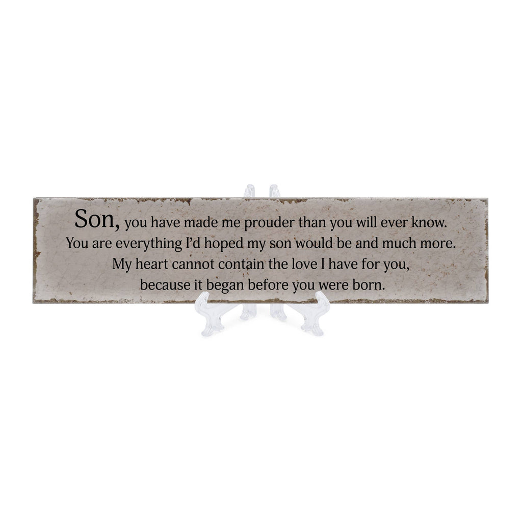 Son, You Have Made Me Prouder Tile
