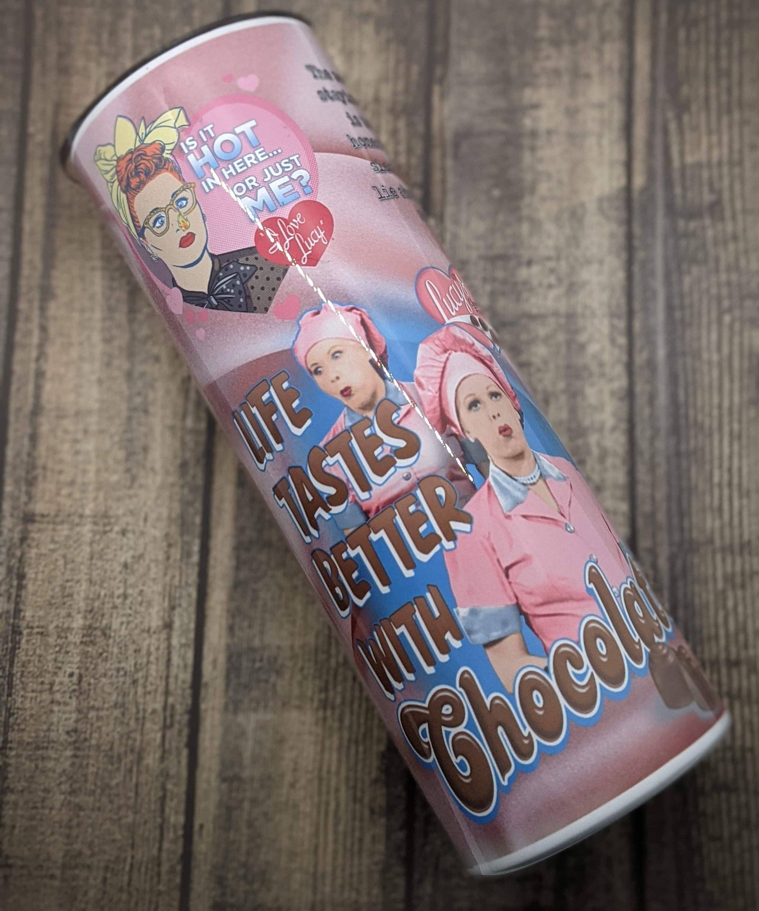 Pink I Love Lucy Tumbler: 20oz