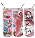 Pink I Love Lucy Tumbler: 20oz