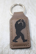 Bigfoot With Heart Keychain