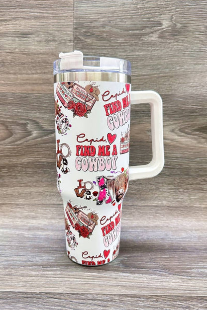 Highland Cow Western Stainless-Steel Tumbler