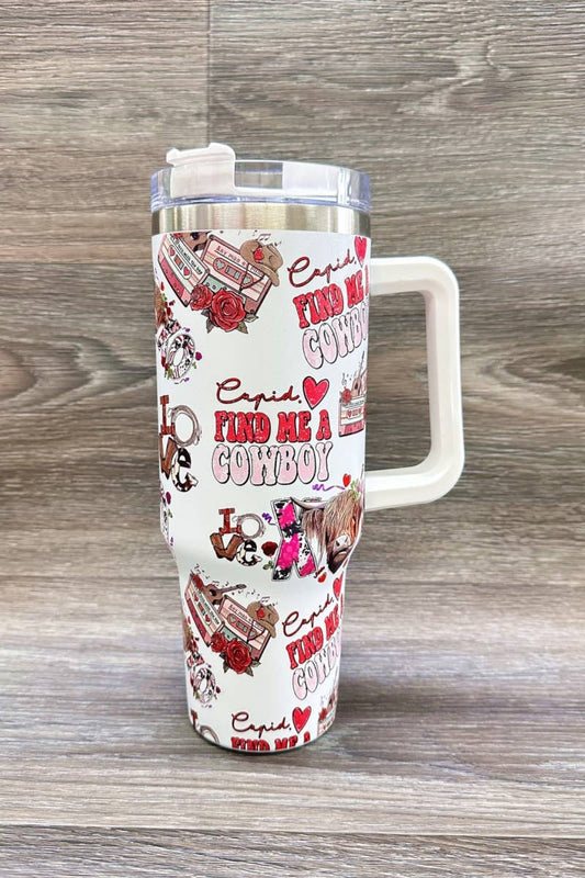 Highland Cow Western Stainless-Steel Tumbler