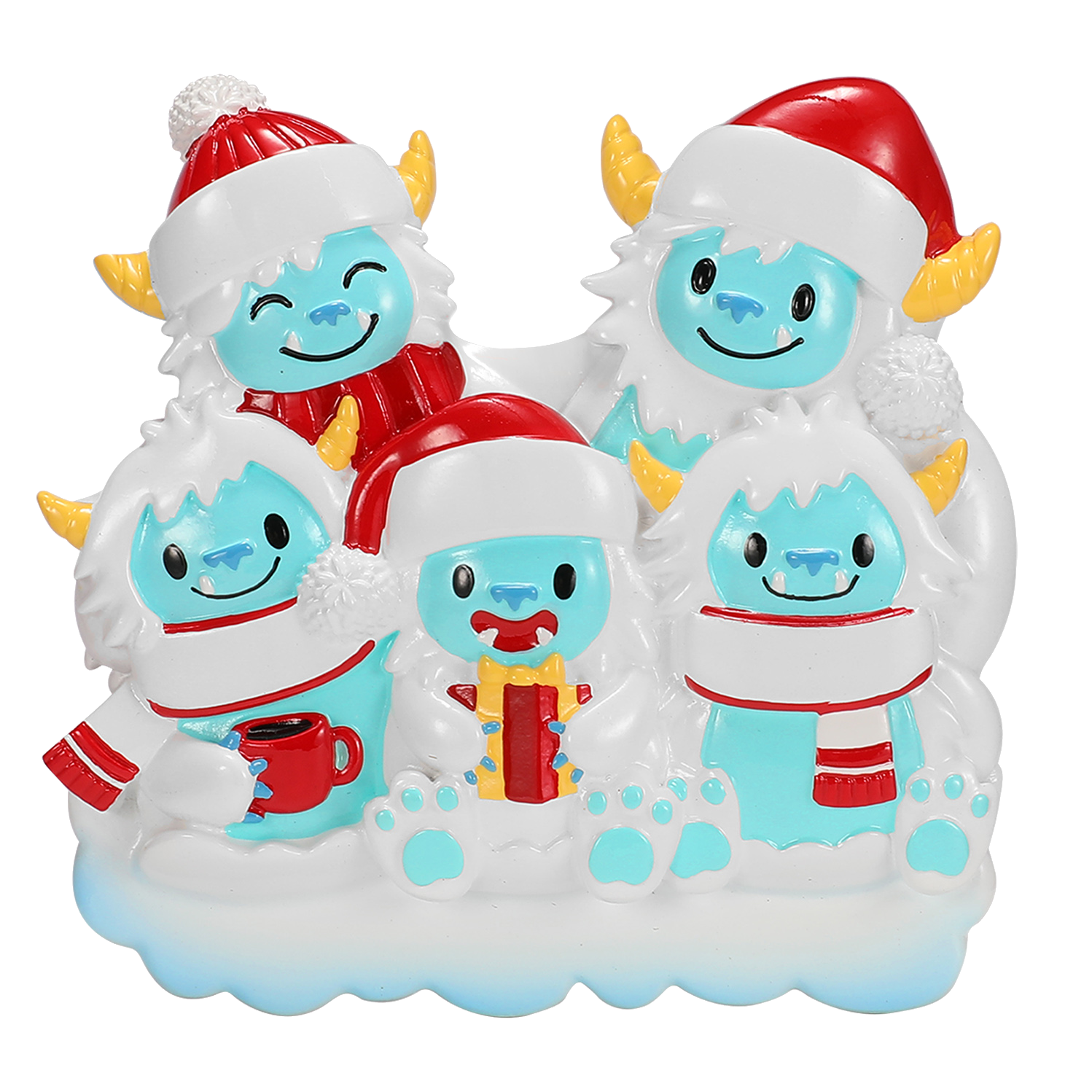 Yeti Family Personalized Ornament