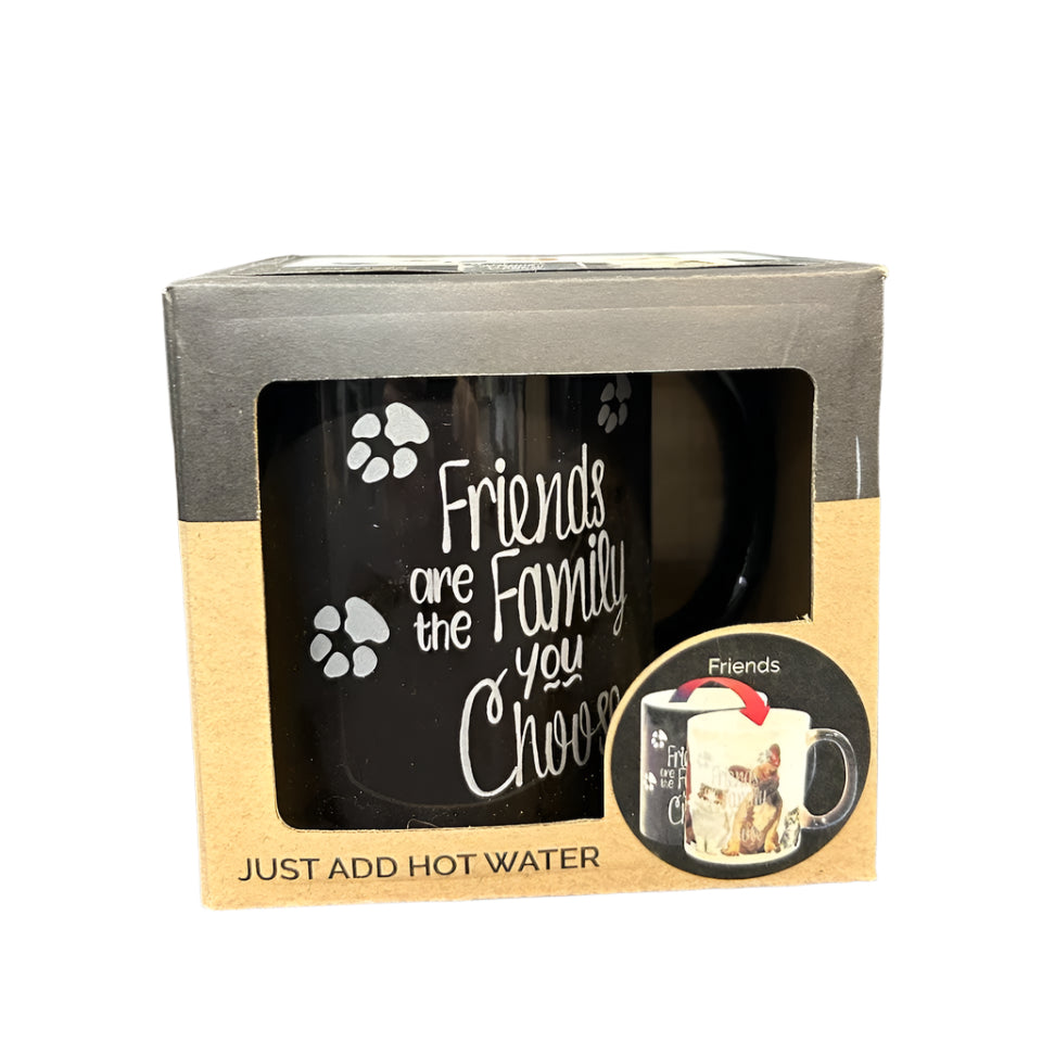 Friends are the Family You Choose Color Changing Mug