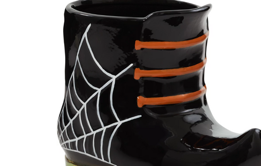 Yankee Candle Halloween Boot..Candle Jar Holder