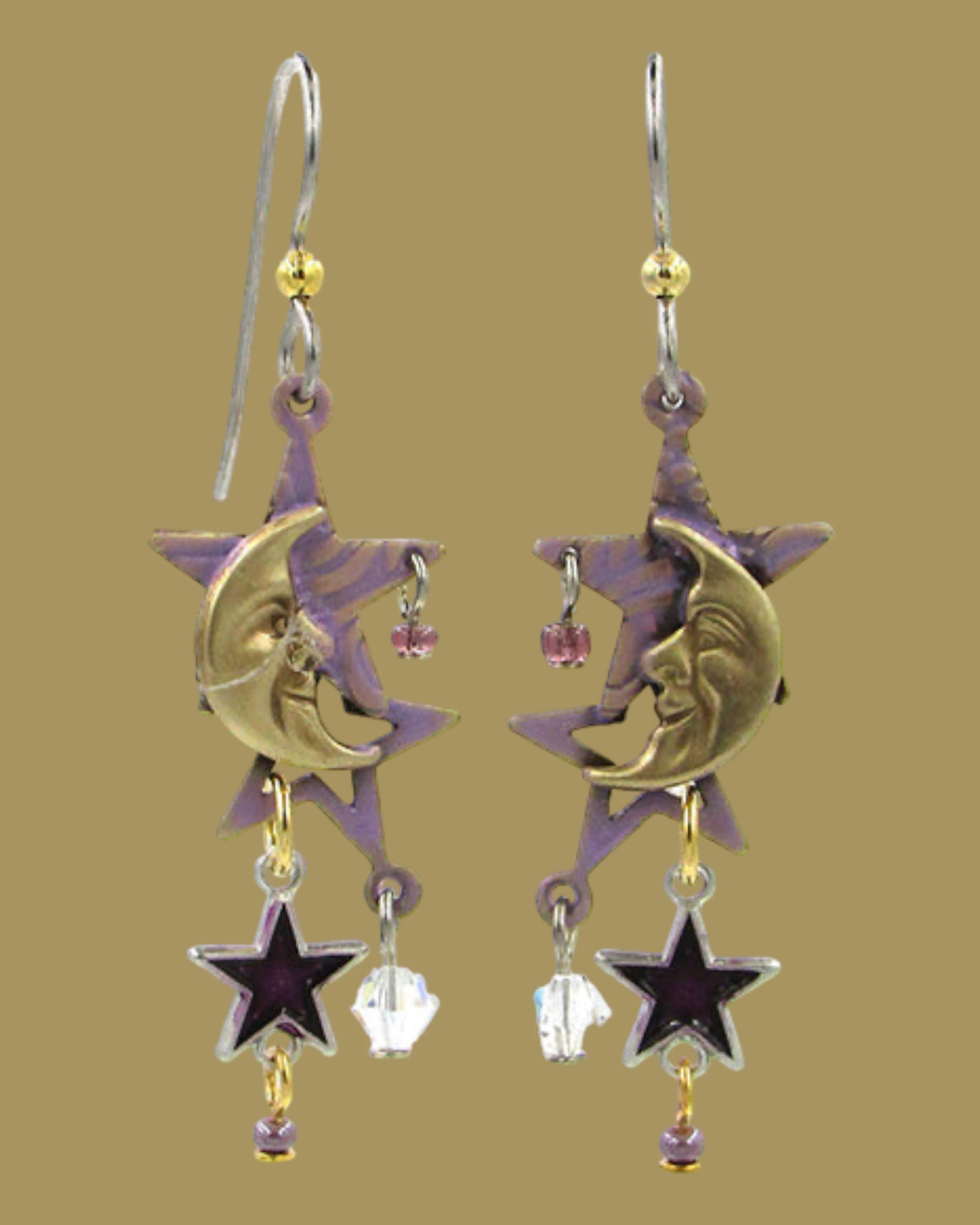 Silver Forest Celestial Cascade Earrings