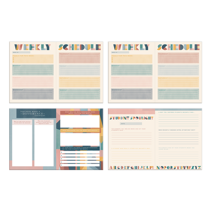 Modern Teacher Undated Planner