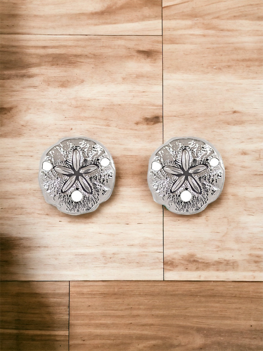 Spirit by Silver Forest Sand Dollar Post Earrings