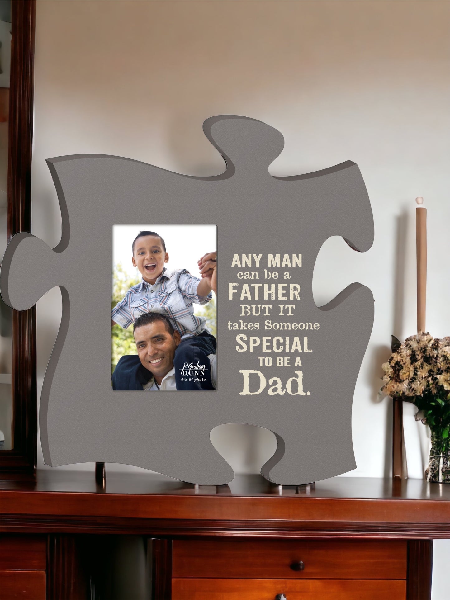 Any Man...Puzzle Piece Photo Frame