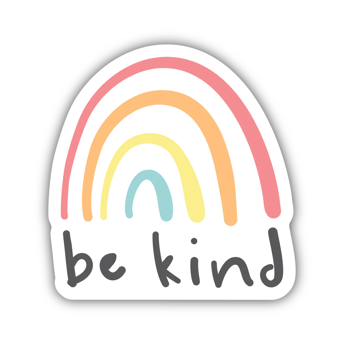 Be Kind Rainbow Sticker