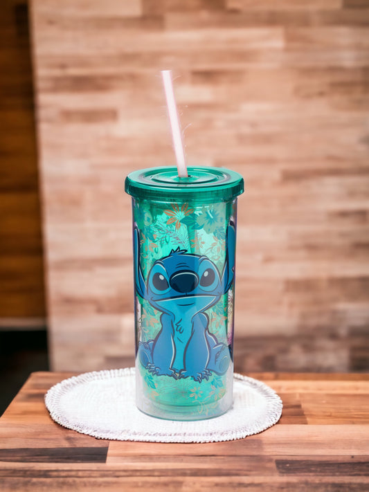 Lilo and Stitch Tropical Plastic Tall Cold Cup w/ Lid