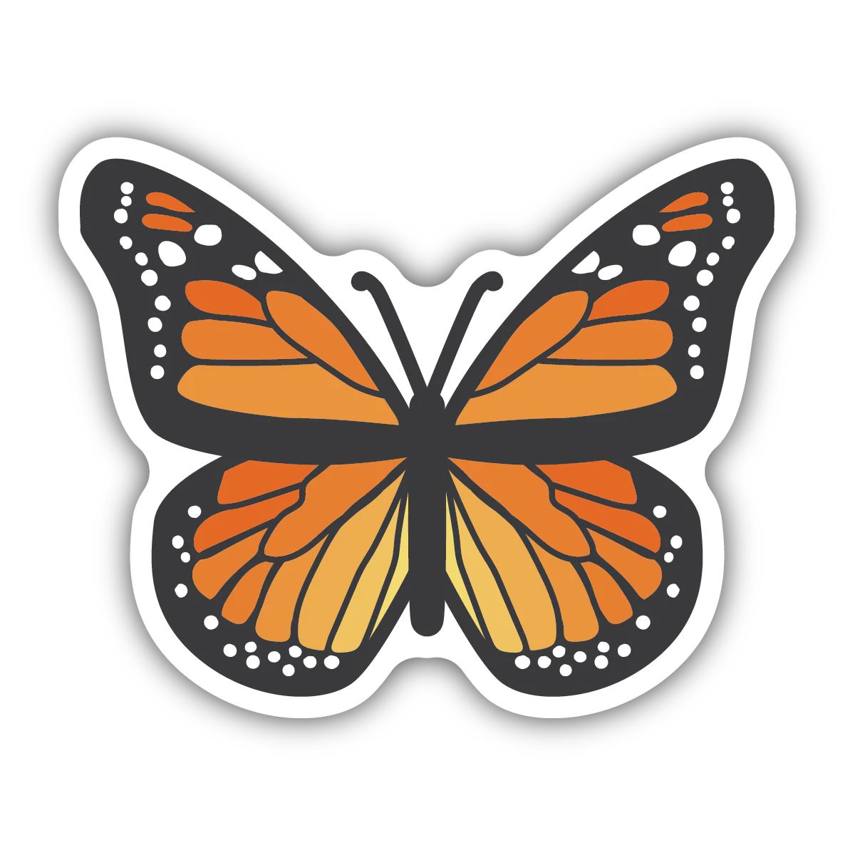 Monarch Butterfly Sticker