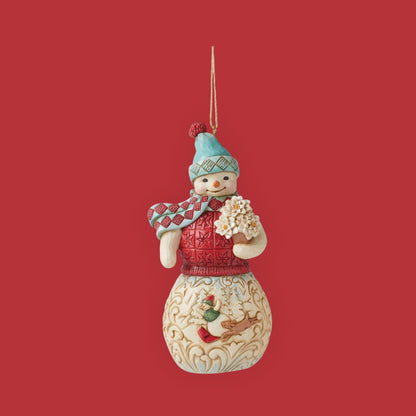 Jim Shore Heartwood Creek Wonderland Snowman Ornament