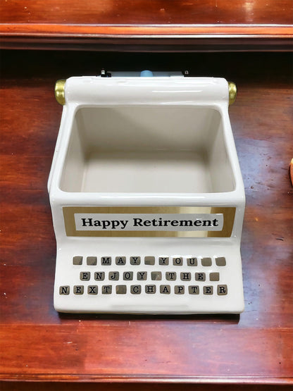 Retirement Typewriter Container