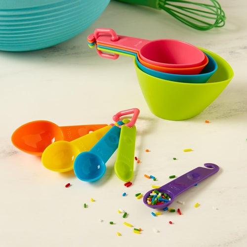 Little Chefs In The Kitchen Measuring Utensils 9 Piece Set