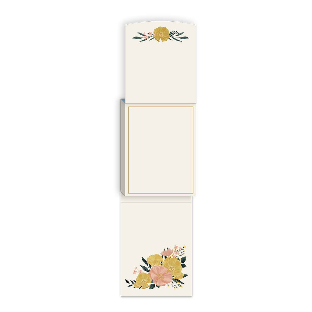 Blue Garden Pocket Notepad