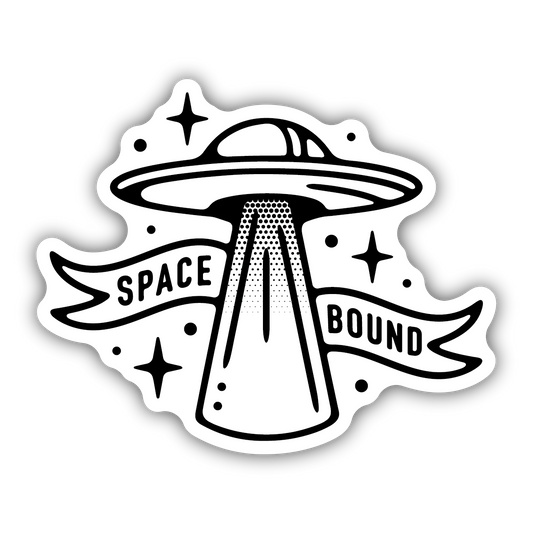 Space Bound Sticker