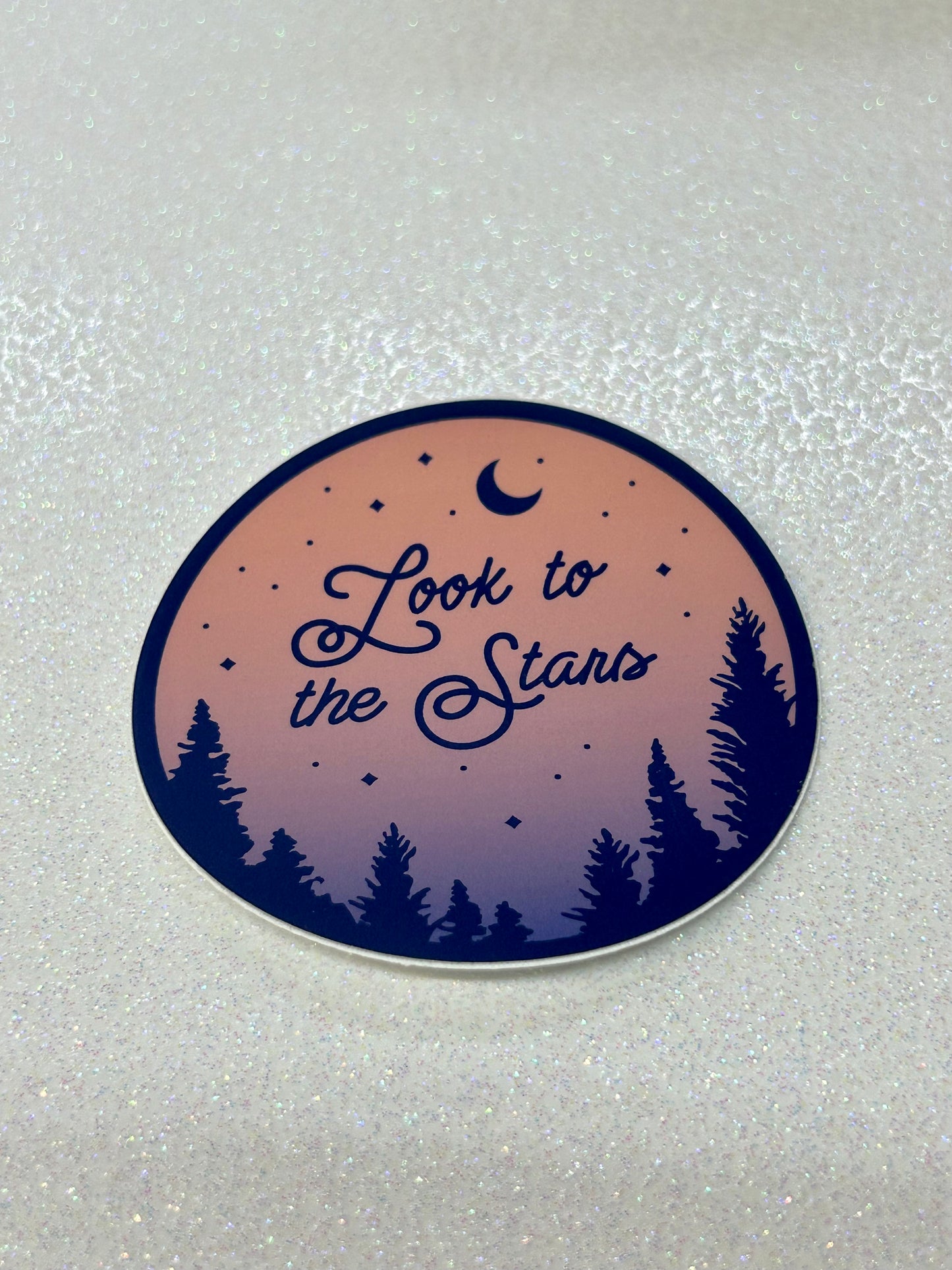 Look To The Stars Sticker