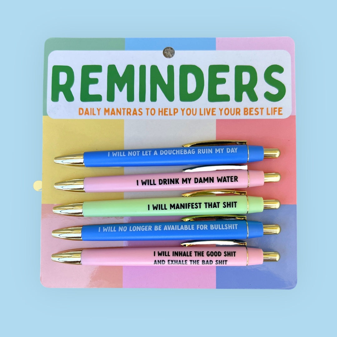 Reminders Pen Set