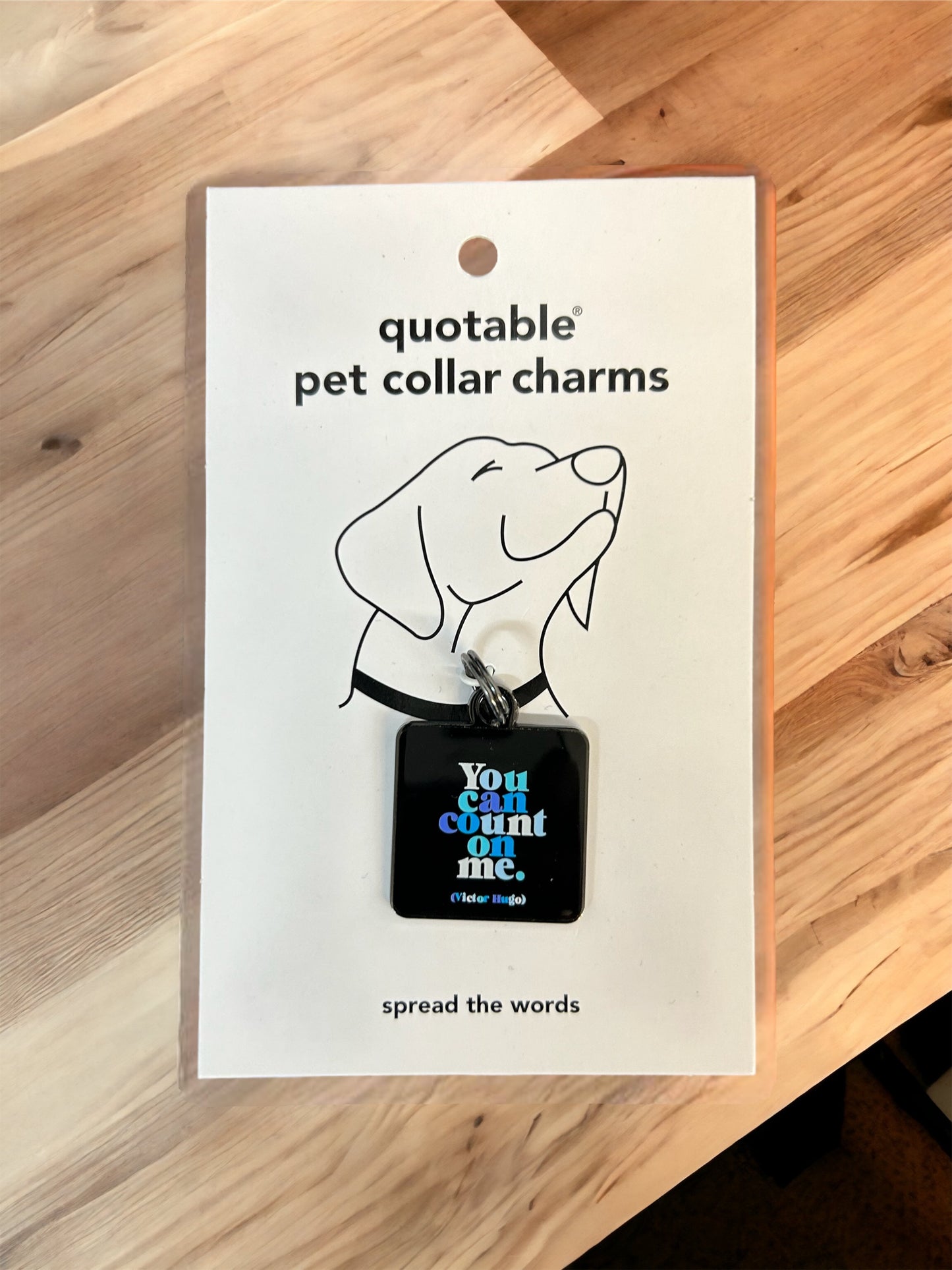 You can count on me -  pet charm