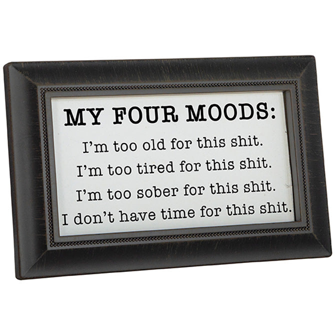 Four Moods Framed Message Bar