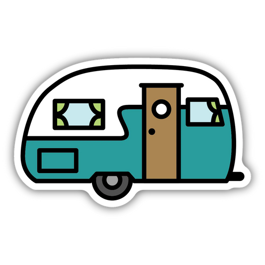 Retro Camper Sticker