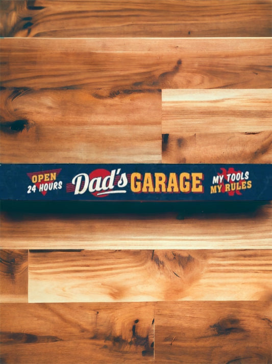 Dads Garage Wooden Shelf Block
