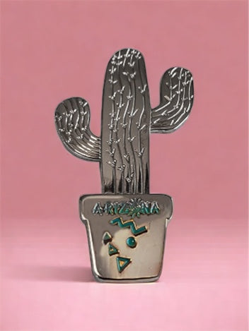 Cactus Magnet Silver