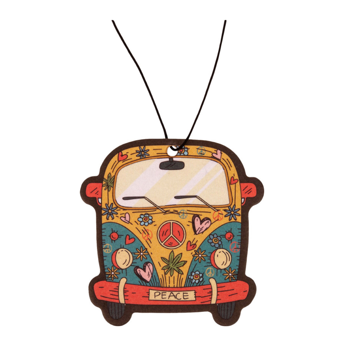 Hippie BusCarded Air Freshener