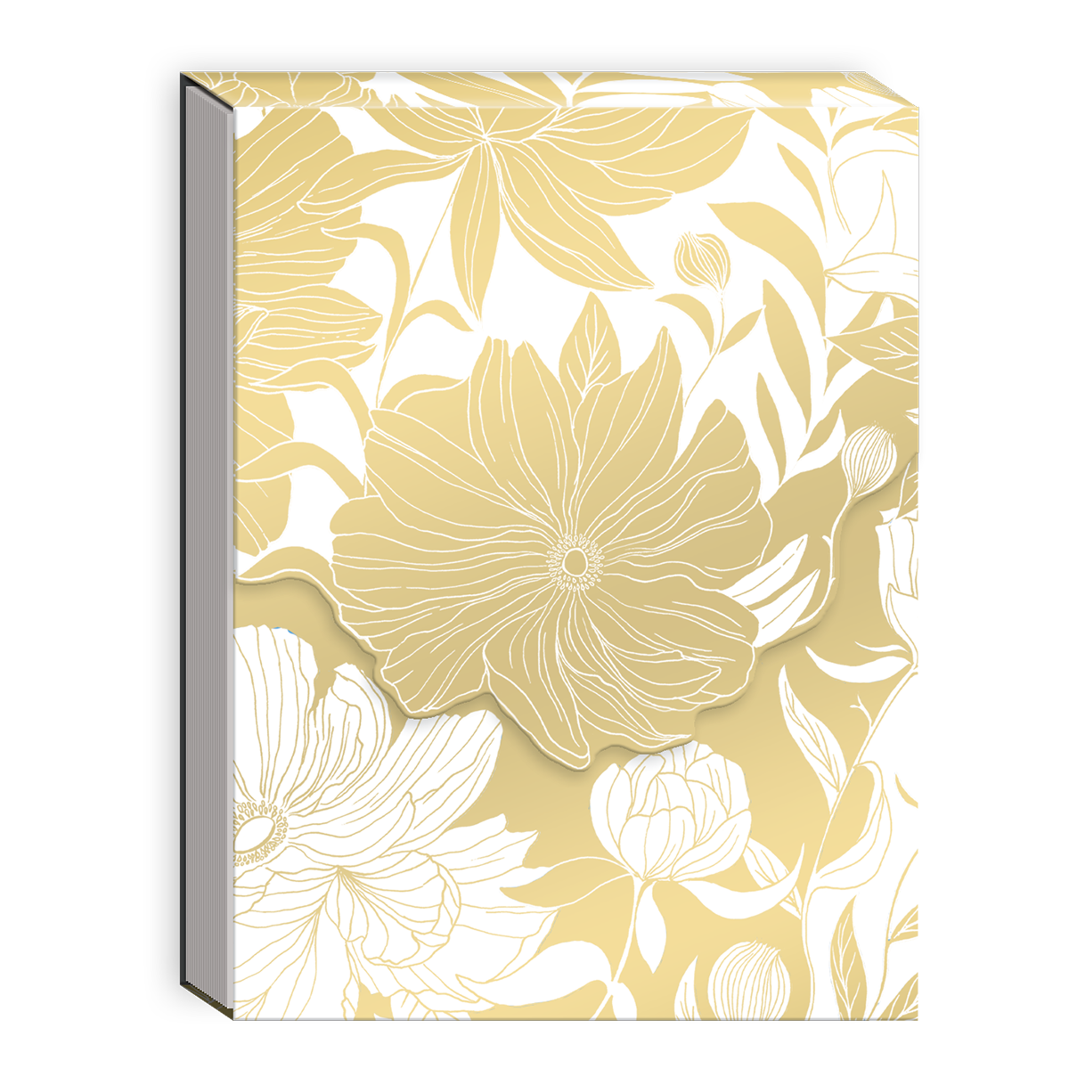 White Dahlias Pocket Notepad