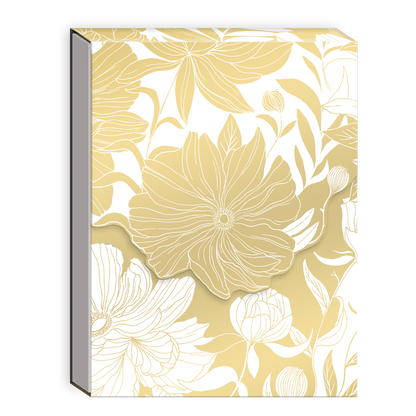 White Dahlias Pocket Notepad