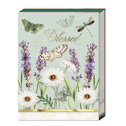 “Blessed” Lavender Pocket Notepad